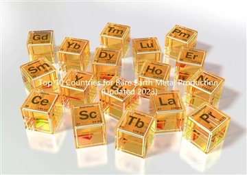 من بين أكبر 10 دول منتجة للمعادن الأرضية النادرة في العالم ، تهيمن الصين ، حيث تمثل 70 بالمائة من...